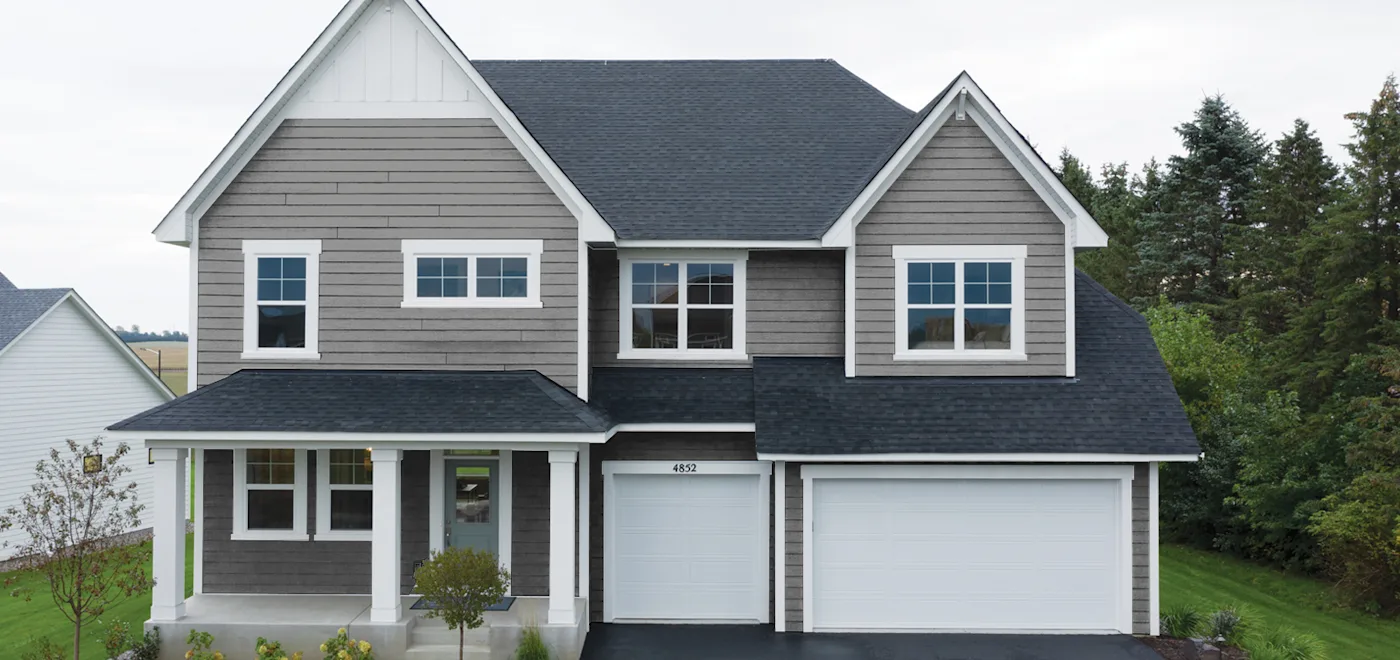 LP ExpertFinish Colors On Real Homes in Smoky Slate