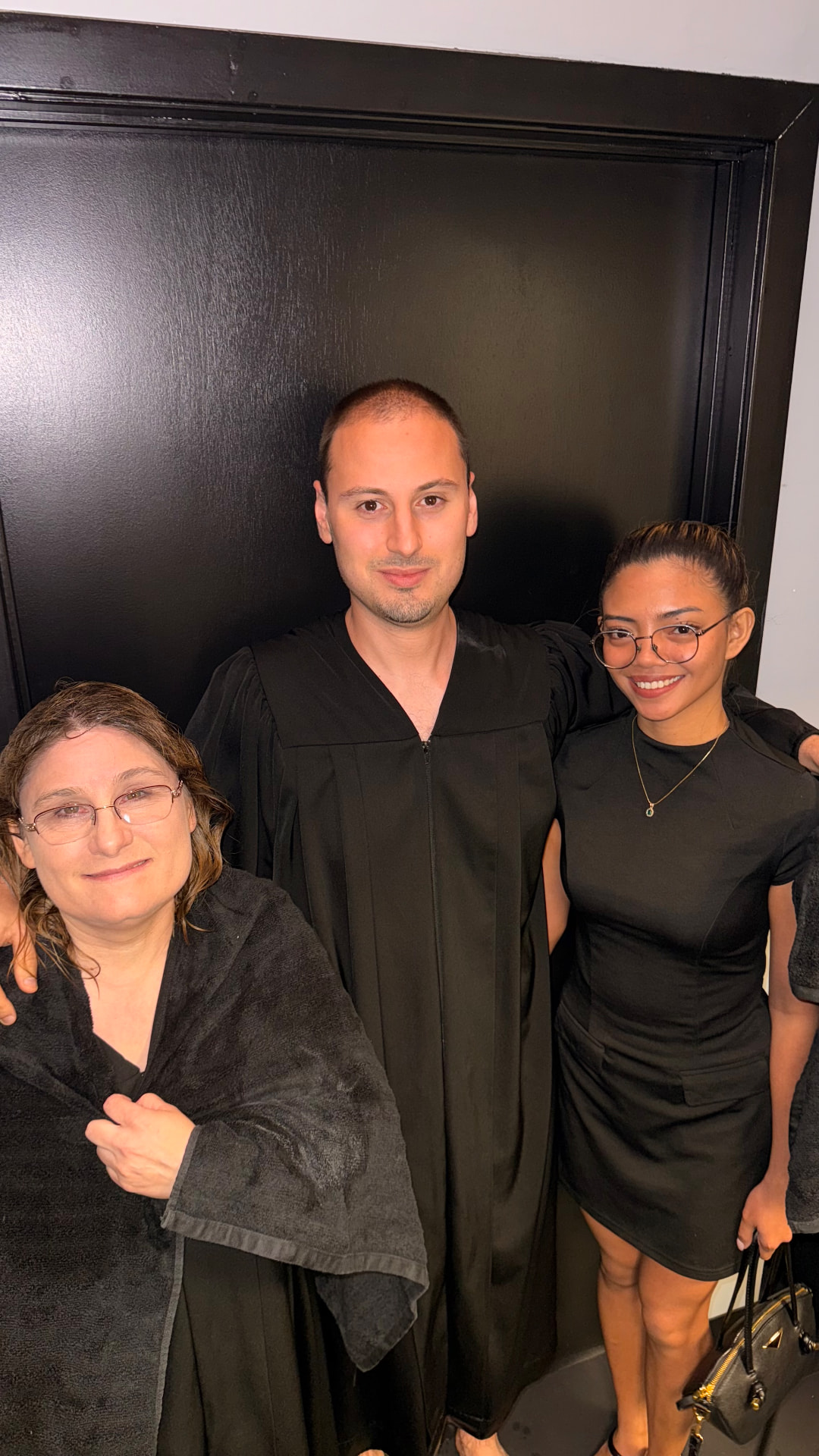Michael and Debbie Bastis baptized together on August 3, 2025 — the faith foundation of BOLD Brothers Roofing & Exteriors
